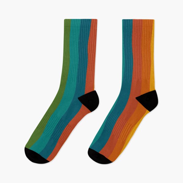 Item preview, Warm autumn colour palette stripe design designed and sold by KLflorals.