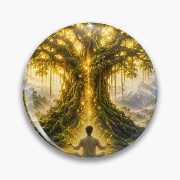 Item preview, Kalpavriksha Wish Fulfilling Tree Art designed and sold by hutofdesigns.