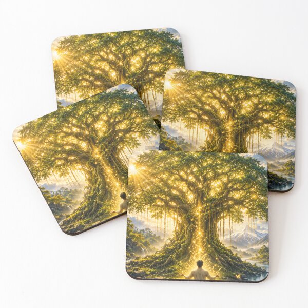 Item preview, Kalpavriksha Wish Fulfilling Tree Art designed and sold by hutofdesigns.