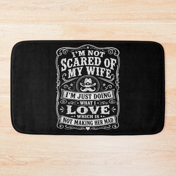 Item preview, I’m Not Scared of My Wife Shirt, I’m Just Doing What I’m Told Tee, Funny Husband Marriage Humor Gift designed and sold by THREE LITTLE BEANS.