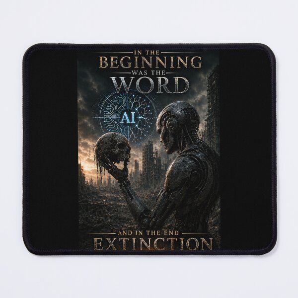 Item preview, AI - In the beginning was the word and in the end extinction designed and sold by MetusArt.