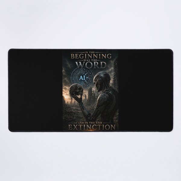 Item preview, AI - In the beginning was the word and in the end extinction designed and sold by MetusArt.