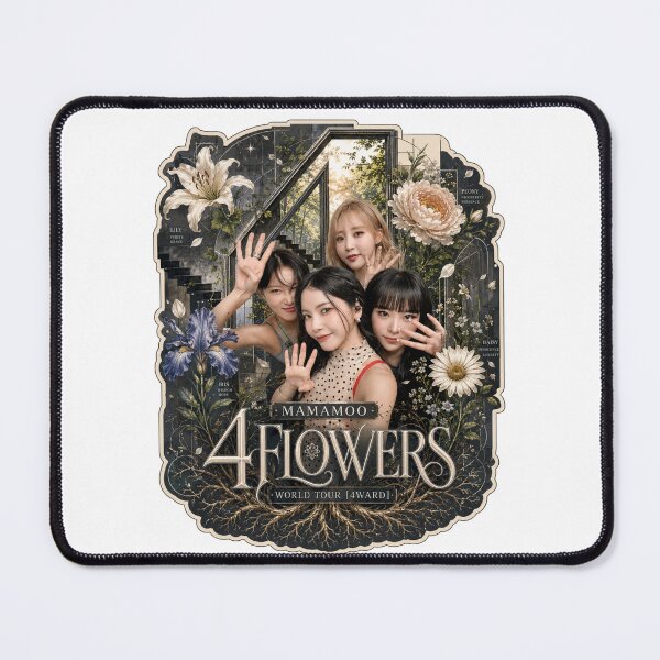 Item preview, MAMAMOO 4 Flowers OT4 vintage Kpop aesthetic gift for Moomoo designed and sold by Valereekmerch.