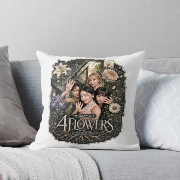 Item preview, MAMAMOO 4 Flowers OT4 vintage Kpop aesthetic gift for Moomoo designed and sold by Valereekmerch.