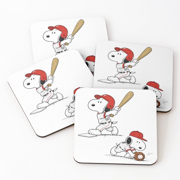 Item preview, Baseball Snoopy Vintage Cartoon Batter & Catcher Sports Design designed and sold by artizallart.