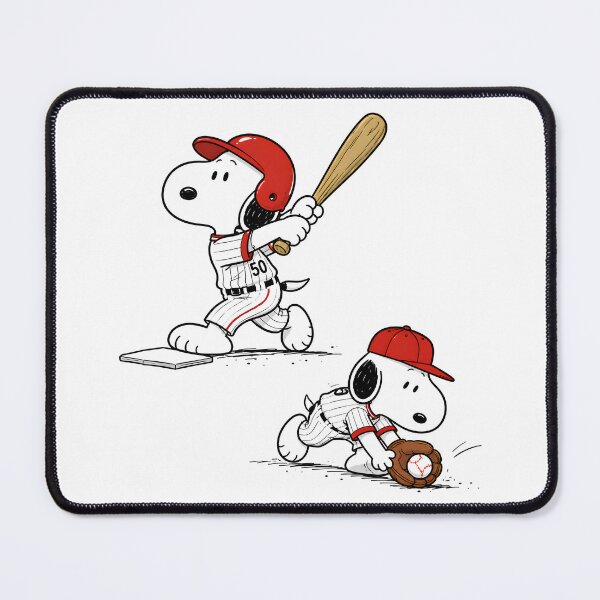 Item preview, Baseball Snoopy Vintage Cartoon Batter & Catcher Sports Design designed and sold by artizallart.