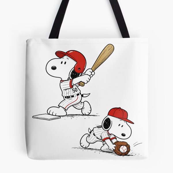 Item preview, Baseball Snoopy Vintage Cartoon Batter & Catcher Sports Design designed and sold by artizallart.