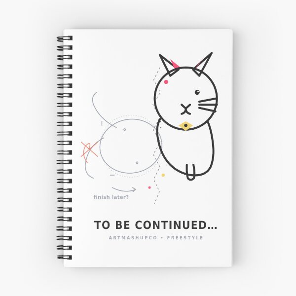 Item preview, Unfinished Cat Line Art T-Shirt | Half Sketch Half Ink Design | ArtMashupCo designed and sold by ArtMashupCo.