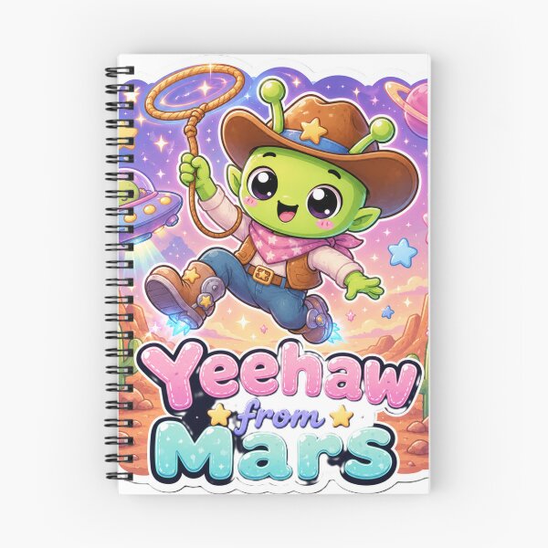 Item preview, Alien Cowboy Yeehaw from Mars designed and sold by Ruamid.