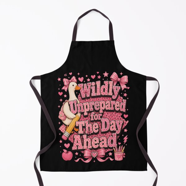 Item preview, Wildly Unprepared for the Day Ahead Shirt, Funny Coquette Bow Tee, Relatable Chaos Humor Shirt, Cute Pink Ribbon Gift designed and sold by THREE LITTLE BEANS.