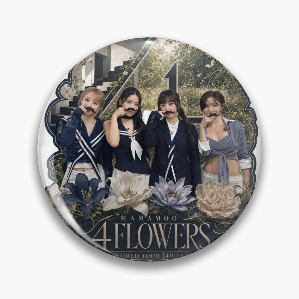 Item preview, MAMAMOO 4 Flowers tour vintage floral aesthetic shirt design designed and sold by Valereekmerch.