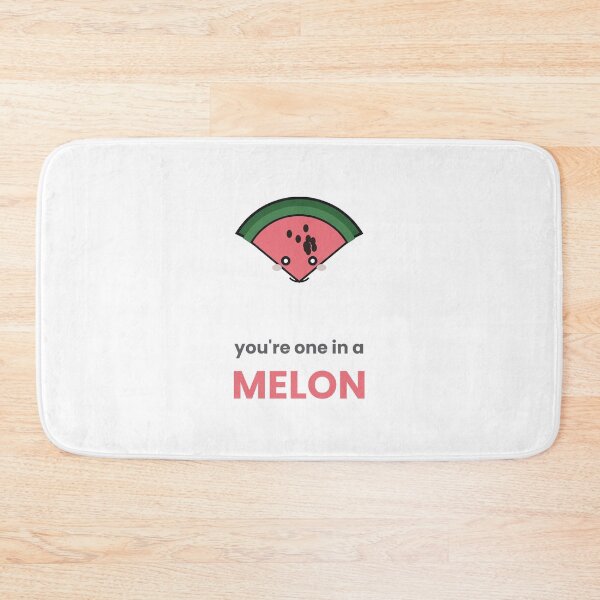Item preview, You're One In A Melon Funny Fruit Pun Sticker designed and sold by QuirkyCartel.