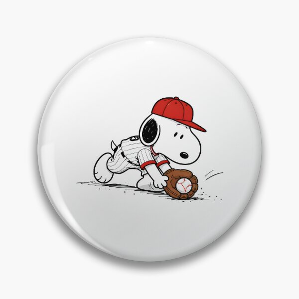 Item preview, Baseball Snoopy Catcher Graphic, Vintage Cartoon Sports Design designed and sold by artizallart.