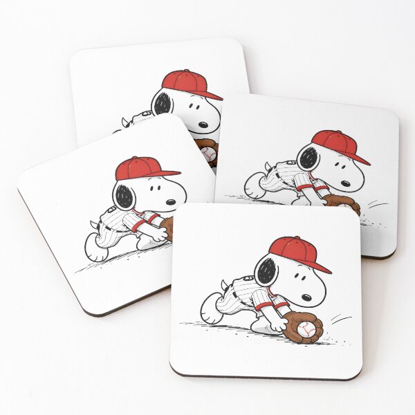 Item preview, Baseball Snoopy Catcher Graphic, Vintage Cartoon Sports Design designed and sold by artizallart.
