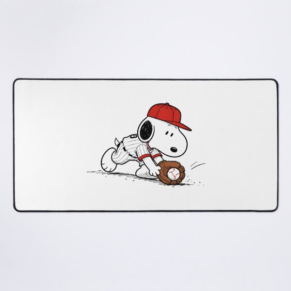 Item preview, Baseball Snoopy Catcher Graphic, Vintage Cartoon Sports Design designed and sold by artizallart.
