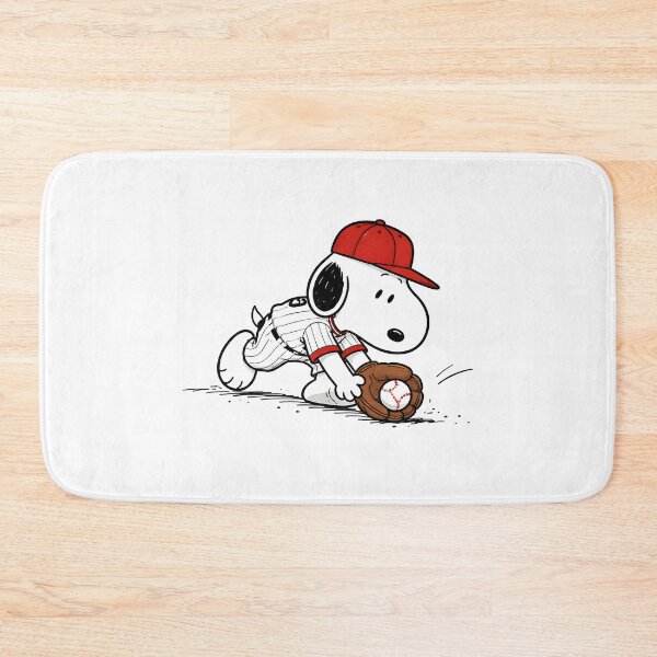 Item preview, Baseball Snoopy Catcher Graphic, Vintage Cartoon Sports Design designed and sold by artizallart.