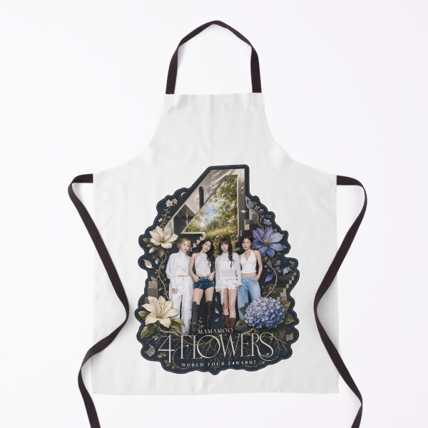 Item preview, MAMAMOO 4ward tour vintage botanical Kpop wall art poster designed and sold by Valereekmerch.