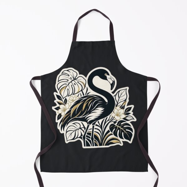 Item preview, Black Flamingo – Gothic Tropical Illustration designed and sold by Roberta Calabrese.