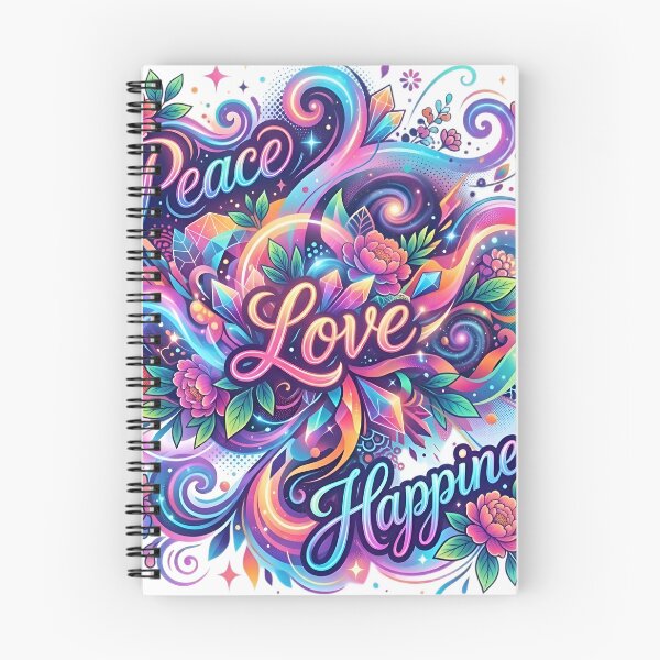 Item preview, Peace, Love and Happiness Digital Art  designed and sold by House of Tideswell.