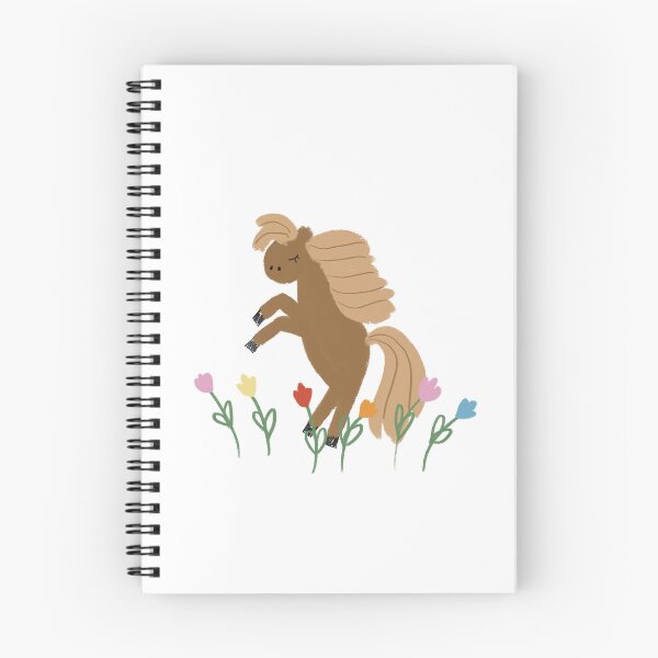 Item preview, Whimsical flower horse drawing designed and sold by Malvamalu.