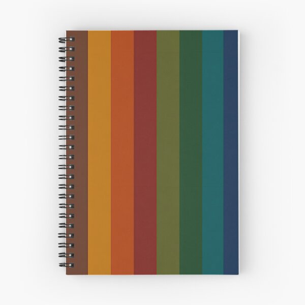Item preview, Deep autumn colour palette stripe design designed and sold by KLflorals.