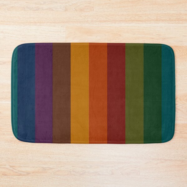 Item preview, Deep autumn colour palette stripe design designed and sold by KLflorals.