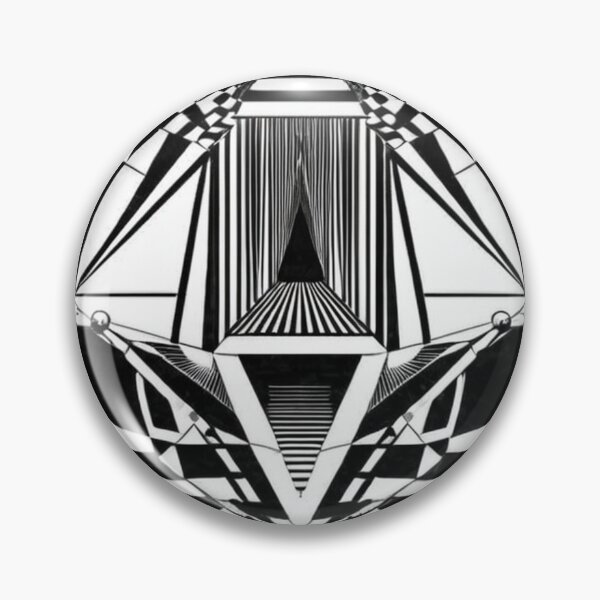 Item preview, Art - Abstract Geometric Composition, Exploration of Visual Perception designed and sold by Reverso-Design.