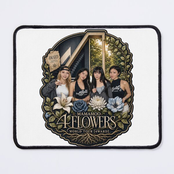 Item preview, MAMAMOO 4ward World Tour 4 Flowers official style concept art designed and sold by Valereekmerch.