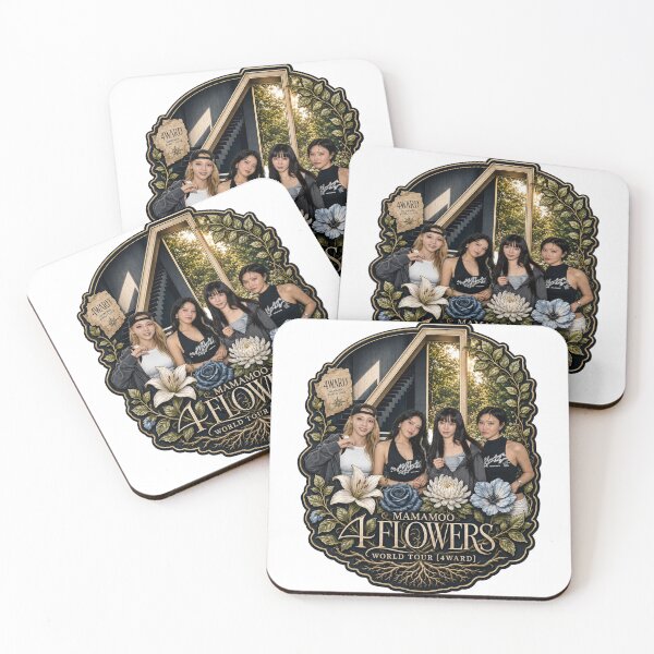 Item preview, MAMAMOO 4ward World Tour 4 Flowers official style concept art designed and sold by Valereekmerch.
