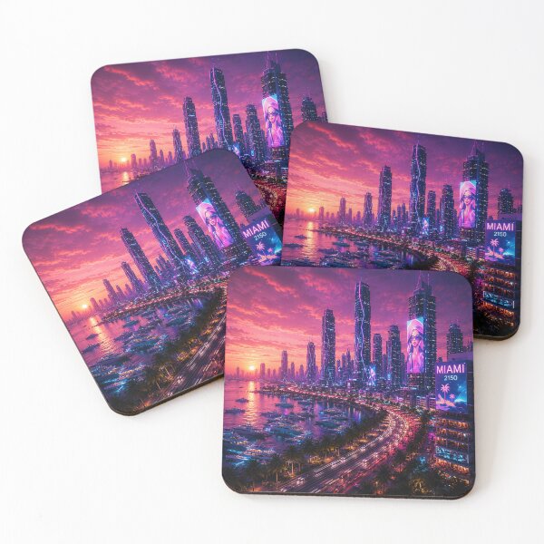 Item preview, Miami 2150 – Special Edition | Ultra Realistic Cyberpunk City | Neon Atlas designed and sold by NSAstore.