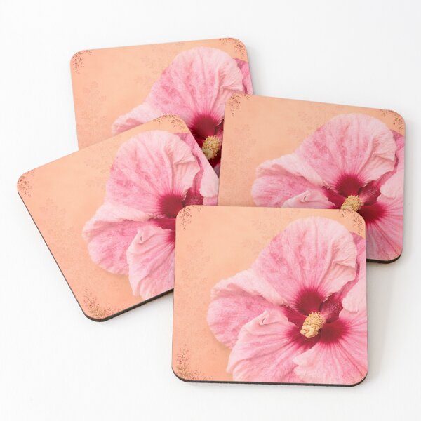 Item preview, Pink Hibiscus Bloom | Vintage Botanical Floral Art Print designed and sold by ViolafleurViolett.