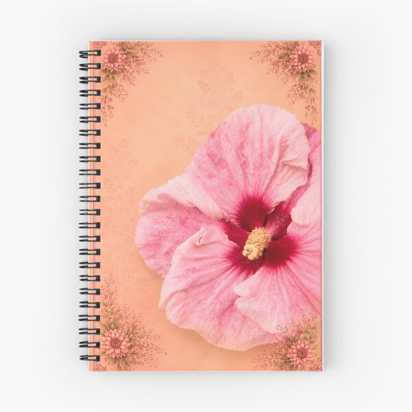 Item preview, Pink Hibiscus Bloom | Vintage Botanical Floral Art Print designed and sold by Violafleurviolett.