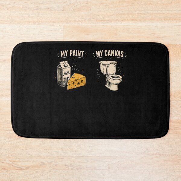 Item preview, My Paint My Canvas Shirt, Funny Lactose Intolerance Tee, Dairy Makes Me Poop Shirt, Bathroom Humor Gift designed and sold by THREE LITTLE BEANS.