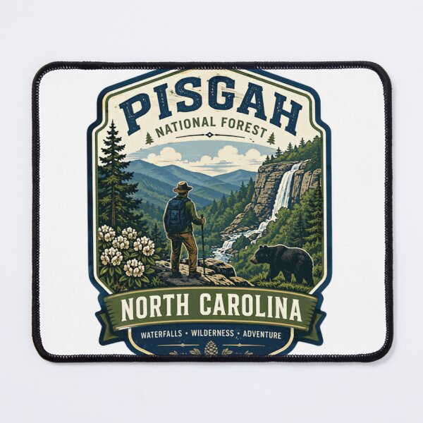 Item preview, Pisgah National Forest North Carolina Waterfalls Wilderness Adventure Est. 1916 Hiking Outdoors Explorer designed and sold by Simsimah26Parks.