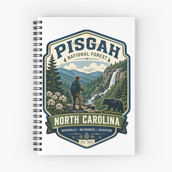 Item preview, Pisgah National Forest North Carolina Waterfalls Wilderness Adventure Est. 1916 Hiking Outdoors Explorer designed and sold by Simsimah26Parks.