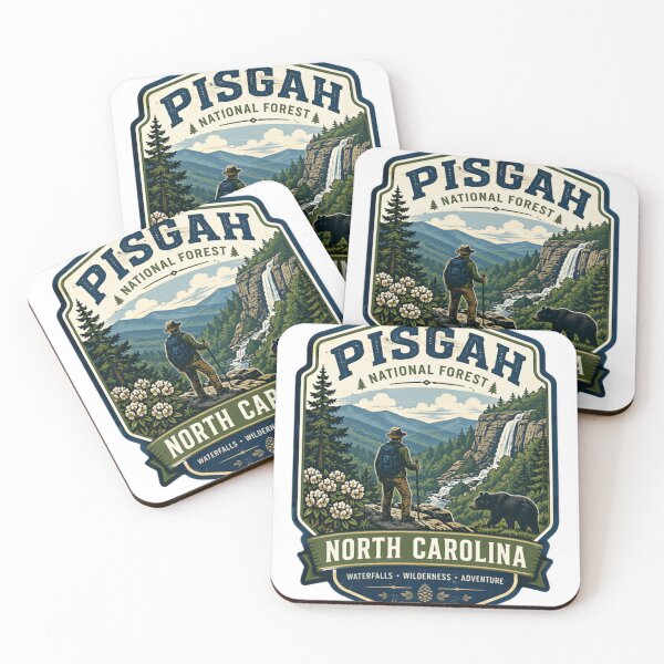 Item preview, Pisgah National Forest North Carolina Waterfalls Wilderness Adventure Est. 1916 Hiking Outdoors Explorer designed and sold by Simsimah26Parks.