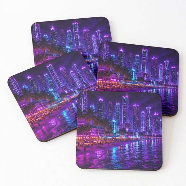 Item preview, Miami 2150 – Special Edition | Ultra Realistic Cyberpunk City | Neon Atlas designed and sold by NSAstore.