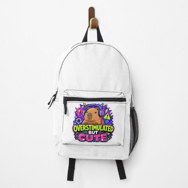 Item preview, Overstimulated But Cute Capybara designed and sold by MohamedAbozaid1.