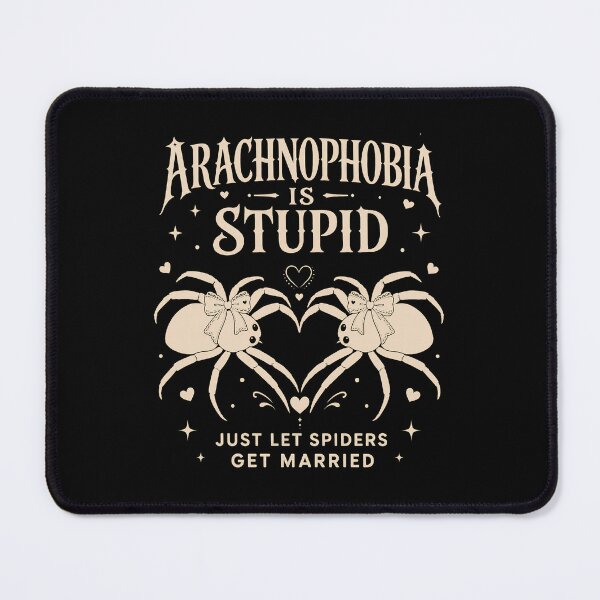 Item preview, Arachnophobia Is Stupid Just Let Spiders Get Married Shirt, Funny Spider Shirt, Halloween Humor Tee, Goth Spider Lover Gift designed and sold by THREE LITTLE BEANS.