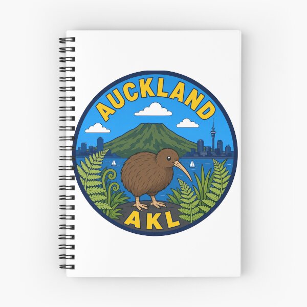 Item preview, Auckland AKL Airport Code Travel Sticker designed and sold by Martin's_Design.