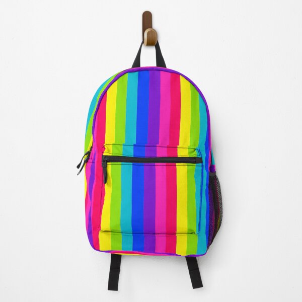 Item preview, Bright winter colour palette stripe design designed and sold by KLflorals.