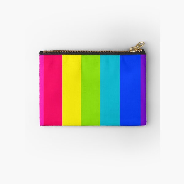 Item preview, Bright winter colour palette stripe design designed and sold by KLflorals.