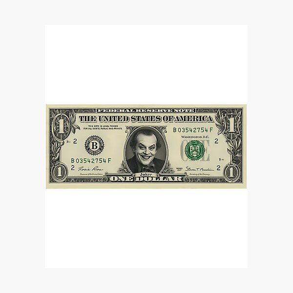 Item preview, Face On Dollar Bill designed and sold by messiona.