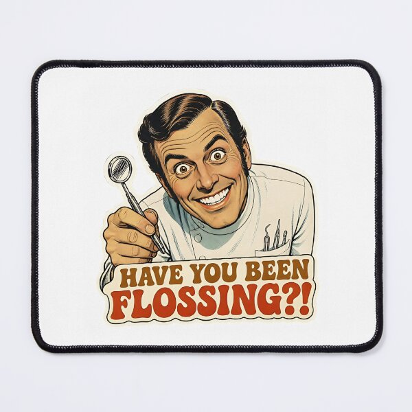 Item preview, Scary Dentist Meme Retro Comic Art designed and sold by RareVisuals.