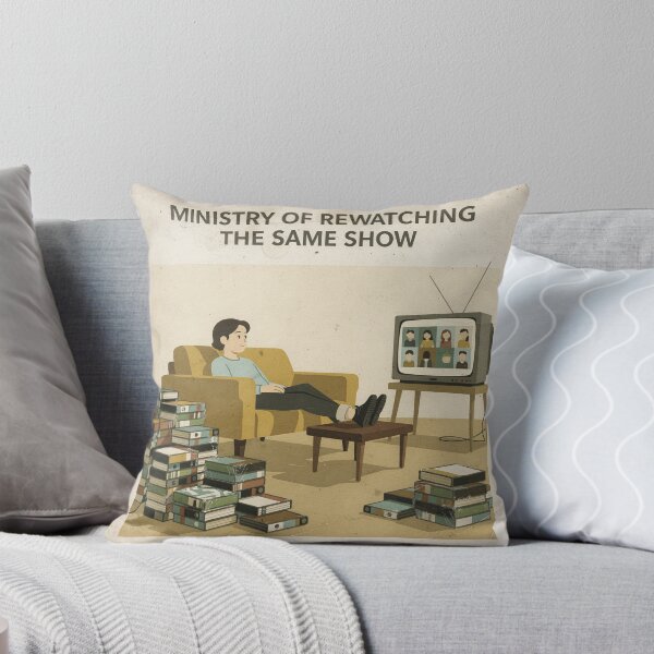 Item preview, Ministry of Rewatching the Same Show designed and sold by PictorialWhimsy.
