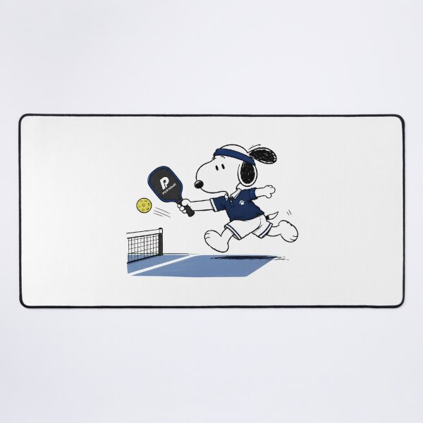Item preview, Pickleball Snoopy Graphic, Funny Cartoon Paddle Sports Design designed and sold by artizallart.