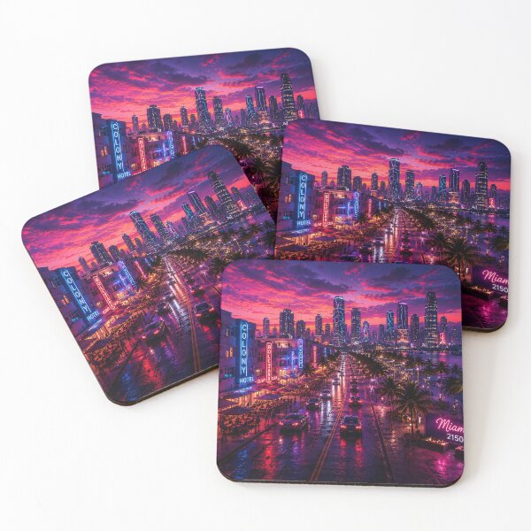 Item preview, Miami 2150 – Special Edition | Ultra Realistic Cyberpunk City | Neon Atlas designed and sold by NSAstore.