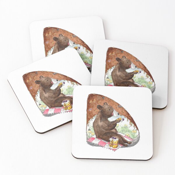 Item preview, Teddy Bears Picnic Cute Mother And Child Bear Art designed and sold by VickyKuhnart.