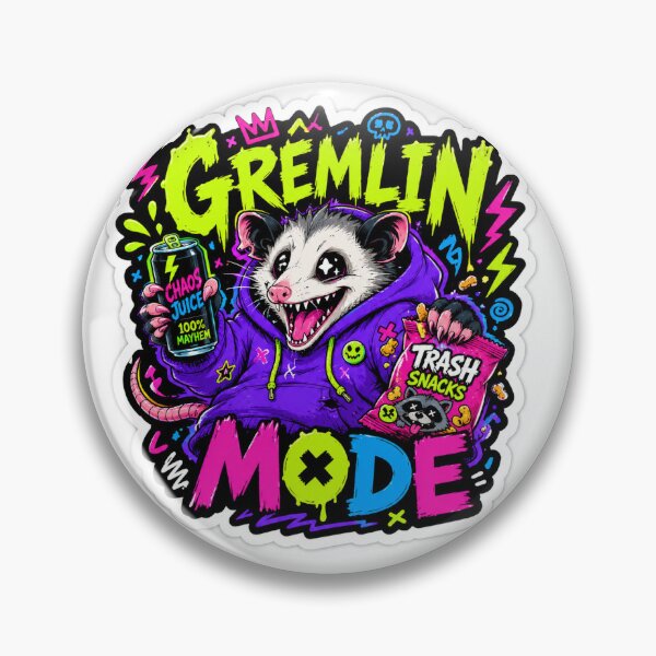 Item preview, Gremlin Mode Neon Opossum designed and sold by MohamedAbozaid1.