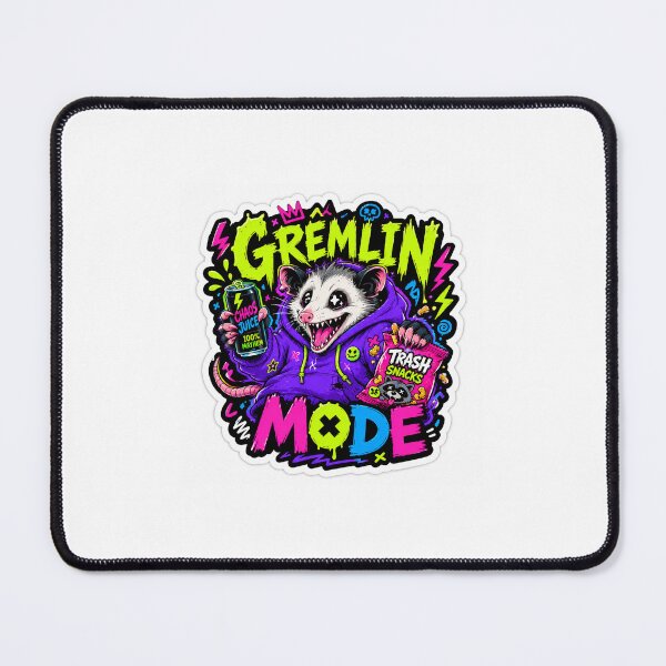 Item preview, Gremlin Mode Neon Opossum designed and sold by MohamedAbozaid1.